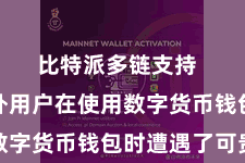 比特派多链支持  很多国外用户在使用数字货币钱包时遭遇了可贵
